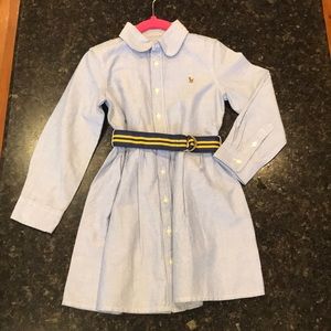 NWT Polo by Ralph Lauren Oxford blue dress